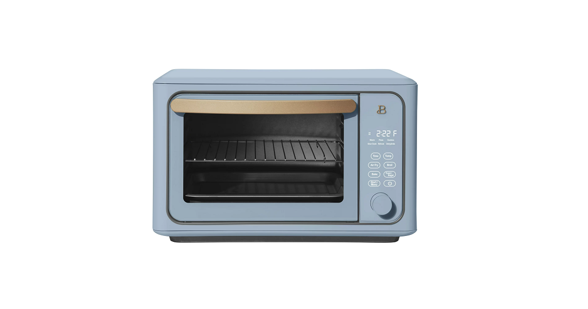 Beautiful 6 Slice Touchscreen Air Fryer Toaster Oven, Cornflower Blue by Drew Barrymore for Only $99.00 (was $117.42)!!